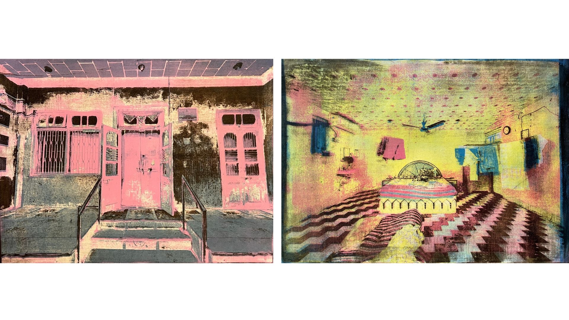 જૂનું ઘર (old house) (set of 2)