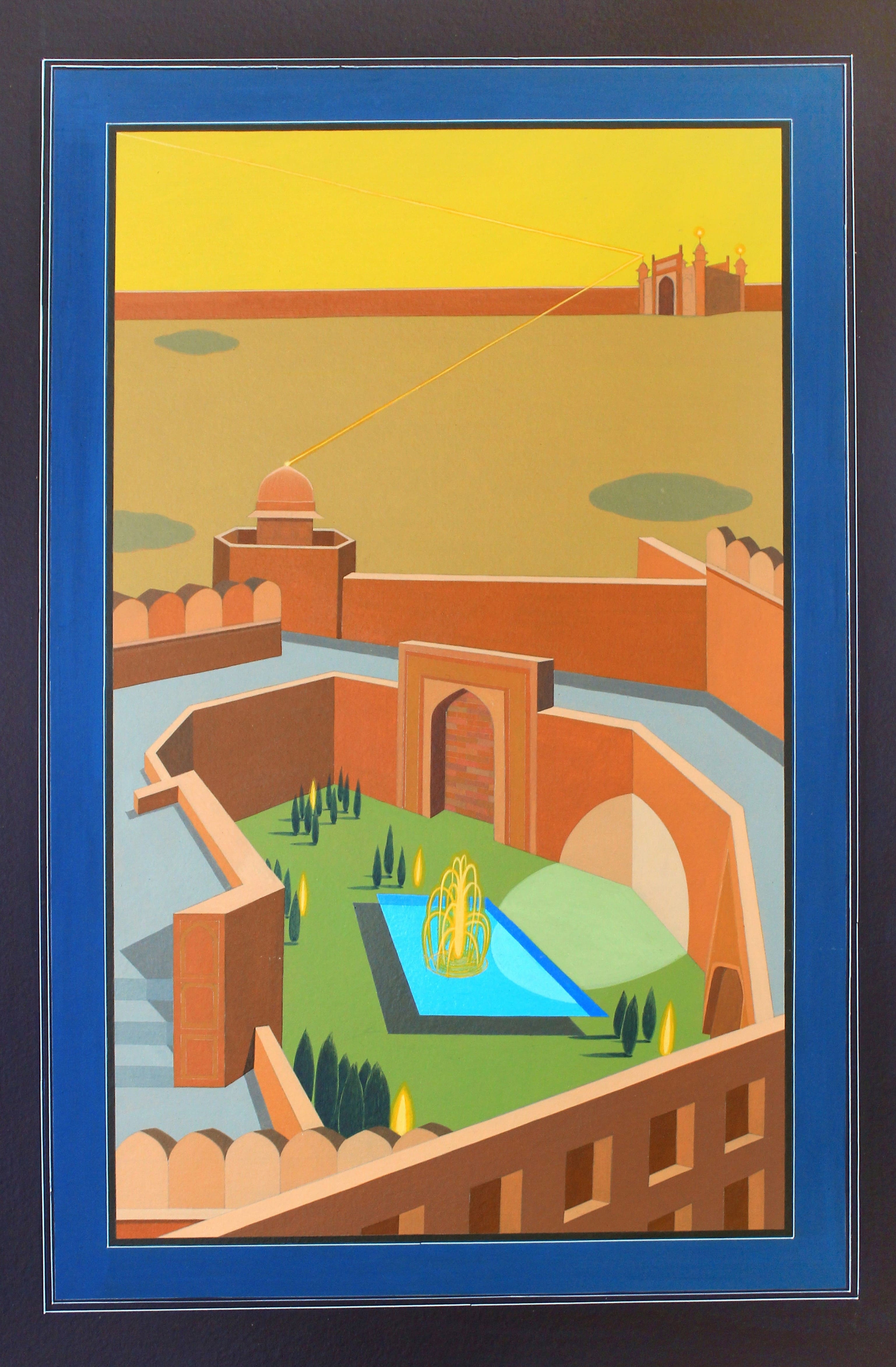 The Golden Fountain Classified (Triptych)