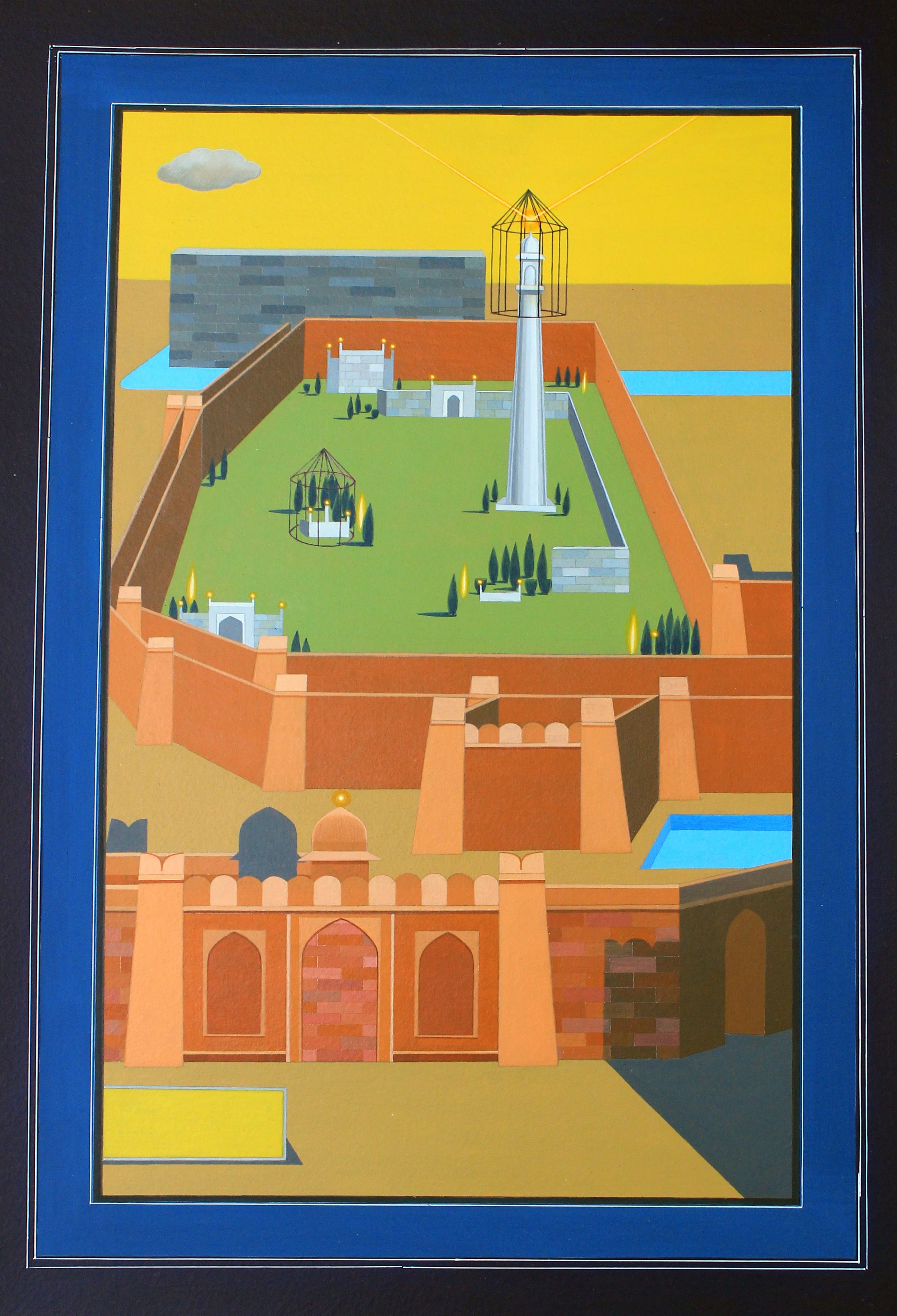 The Golden Fountain Classified (Triptych)